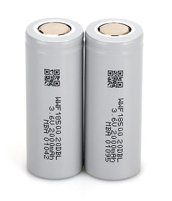 NCA Cathode Low Temperature 18650 Các tế bào lithium hình trụ Capacity lớn