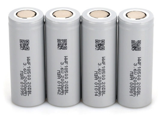 NCA Cathode Low Temperature 18650 Các tế bào lithium hình trụ Capacity lớn