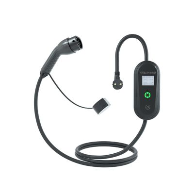 Đèn chỉ số LCD 3.5kw có thể điều chỉnh bộ sạc xe điện di động 220V 16A
