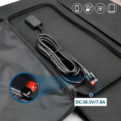 Phân tích mặt trời di động đơn tinh thể 300W Power Film Mặt trời gấp