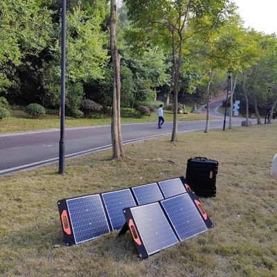 Động cơ phát điện pin mặt trời được chứng nhận CE pin mặt trời di động 120W cho cắm trại