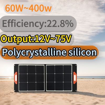 75W*4PCS Cell Black Foldable Solar Panels cho các yêu cầu sạc ngoài trời