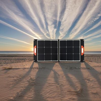 Bộ sạc năng lượng mặt trời gấp silic monocrystalline cho tàu RV