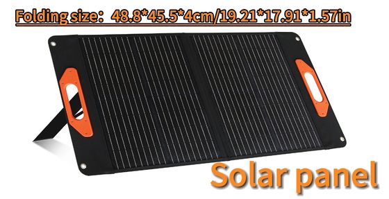 Điện thoại di động 60W tấm pin mặt trời gấp với 30W * 2PCS pin và dịch vụ sau bán hàng