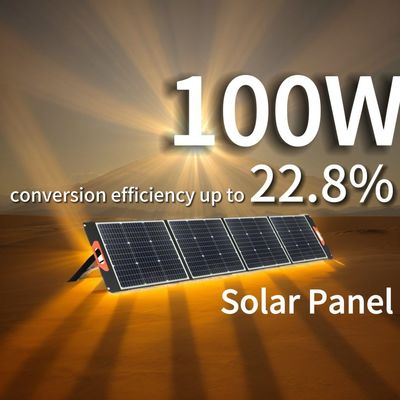 Monocrystalline Silicon 100W 200W tấm pin mặt trời pin PV mô-đun tấm pin mặt trời gấp di động