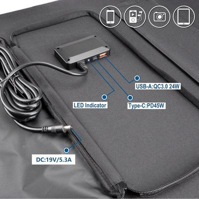 Tình trạng 100W 17,7V Panel mặt trời linh hoạt cho bộ sạc Vật liệu Silicon đơn tinh thể
