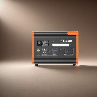 Sạc nhanh Công suất danh nghĩa 2048wh Trạm điện Lithium di động với tấm pin mặt trời