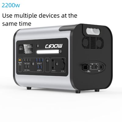 Tùy chỉnh Pure Sine Wave 220V 2048wh LiFePO4 Generator cho nhà máy điện di động