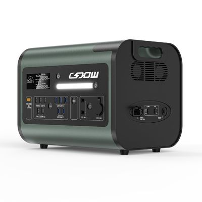 Sạc không dây 15W Phòng dự phòng khẩn cấp 2200W Lưu trữ năng lượng di động Sản xuất điện