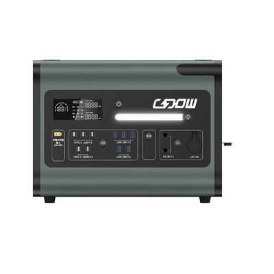 Sạc không dây 15W Phòng dự phòng khẩn cấp 2200W Lưu trữ năng lượng di động Sản xuất điện