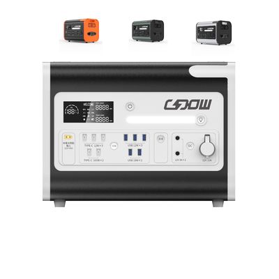Máy phát pin lithium cho nhà / ngoài trời / tình huống khẩn cấp 2200W Lượng đầu ra định giá