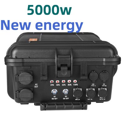 Nhà máy điện di động ngoài trời với pin lithium LiFePO4 và tùy chỉnh
