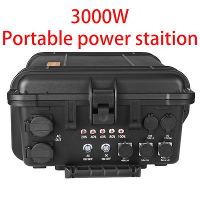 Nguồn cung cấp điện không bị gián đoạn Máy phát năng lượng mặt trời 3000W cho gia đình và cuộc phiêu lưu ngoài trời