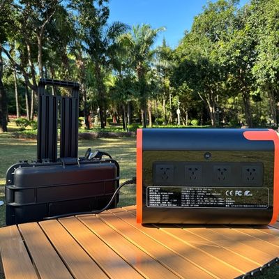 Nhà máy điện tấm pin mặt trời 2200W Máy phát điện di động với AC/DC 230V Output Power Bank