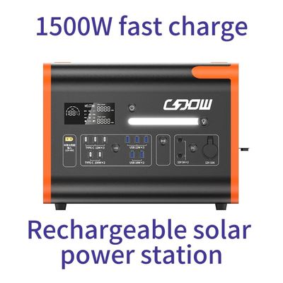Trạm điện mặt trời di động 2200W LiFePO4 pin máy phát điện cho gia đình và khẩn cấp