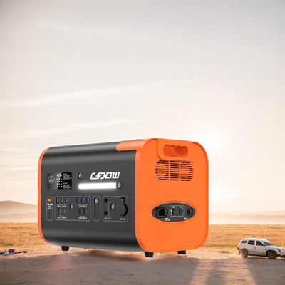 2048wh Công suất danh nghĩa Nhà máy điện di động với sạc nhanh 1500W và tấm pin mặt trời