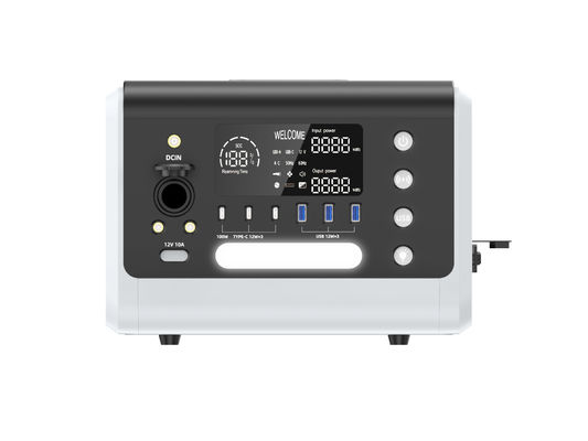 HT06 Máy phát điện di động ngoài trời 600W Trạm năng lượng mặt trời Đèn di động với đầu ra AC công suất cao
