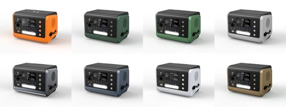 Trạm điện di động hệ thống năng lượng mặt trời 600W với bảo vệ an ninh và bộ sạc