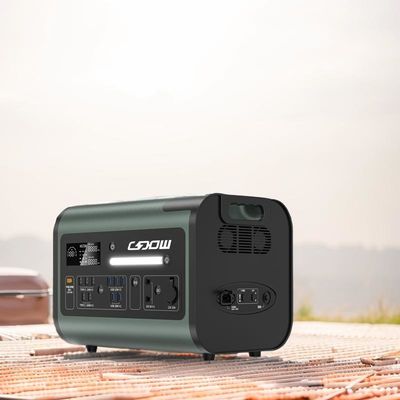 LiFePO4 pin Cắm trại/Home/Trạm điện khẩn cấp 12.2000W Máy phát năng lượng mặt trời sạc lại Cung cấp điện di động