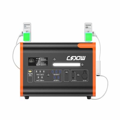 Cung cấp năng lượng dự phòng khẩn cấp Pin Nhà máy điện di động 2200W với sạc chính