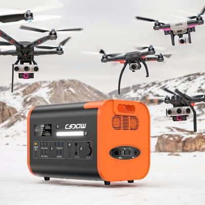 Trạm điện mặt trời sạc 2000W 2048wh Máy phát điện mặt trời nhỏ