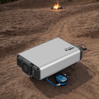 Nhà khẩn cấp Máy phát điện năng lượng mặt trời nhỏ gọn 150W Trạm điện lithium di động