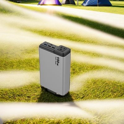 Nhà khẩn cấp Máy phát điện năng lượng mặt trời nhỏ gọn 150W Trạm điện lithium di động