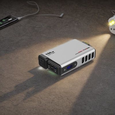 150W 110V 220V Nhà máy điện di động đầu ra AC cho dự phòng dự phòng khẩn cấp