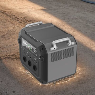 Máy phát năng lượng mặt trời cao 2500W 2340wh 110V 120V với vật liệu vỏ hồ sơ nhôm ABS