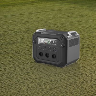 Máy phát năng lượng mặt trời cao 2500W 2340wh 110V 120V với vật liệu vỏ hồ sơ nhôm ABS