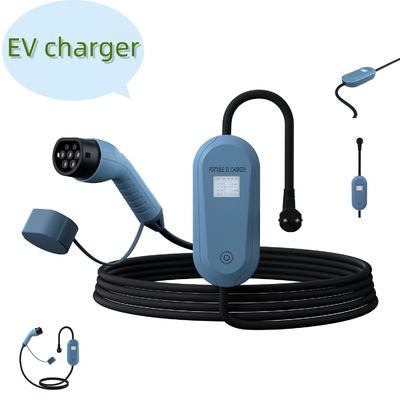 Bộ sạc EV di động một pha AC220V Bộ sạc EV di động