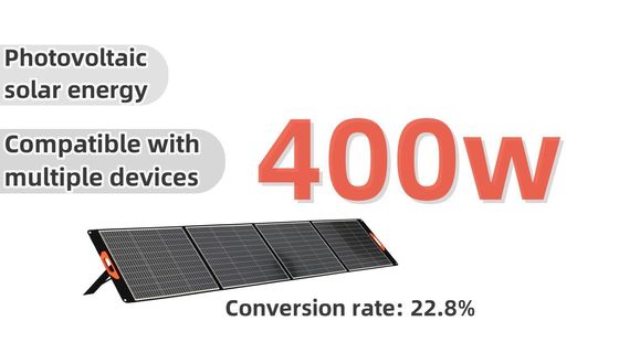Các tấm pin mặt trời tinh thể duy nhất 400W đa thiết bị tương thích cho nhà / ngoài trời và linh hoạt