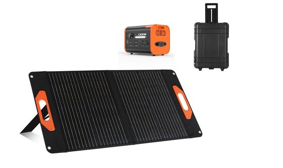 Các tấm pin mặt trời chống nước 60W cho cắm trại sạc bền vững
