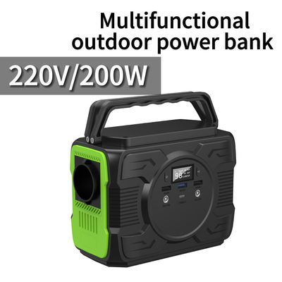 Trạm điện di động 200W Bộ sạc năng lượng mặt trời Polymer Cung cấp năng lượng Máy phát điện Power Bank