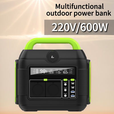 600W Cung cấp năng lượng dự phòng khẩn cấp Ngân hàng năng lượng mặt trời với MPPT và pin Lithium Ternary