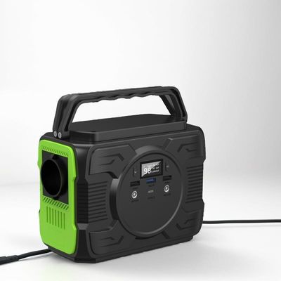 Cung cấp điện khẩn cấp ngoài trời 200W với pin lithium và thiết kế đèn pha