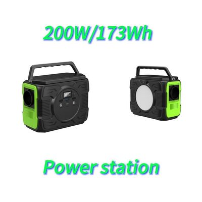 Đường phát sóng biến đổi biến đổi biến động biến đổi 200W Lưu trữ năng lượng Trạm điện khẩn cấp cho ngoài trời di động