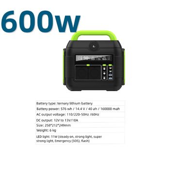 Nhà máy điện mặt trời di động 600W để dự phòng khẩn cấp ngoài trời ở Nam Mỹ tái chế
