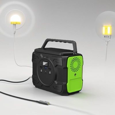 173wh Đường sạc pin năng lượng mặt trời di động du lịch cắm trại 200W Điện cho châu Âu
