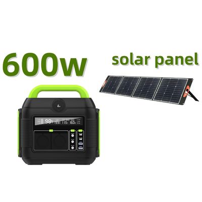 Nhà máy điện di động công suất lớn Máy phát năng lượng mặt trời 600W cho du lịch không lo lắng