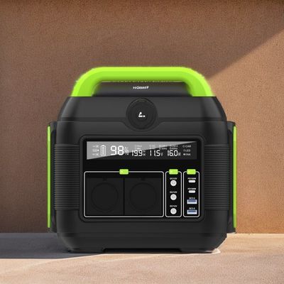 MPPT 110V/220V 600W pin lithium Nhà máy điện mặt trời ngoài trời di động cho cắm trại