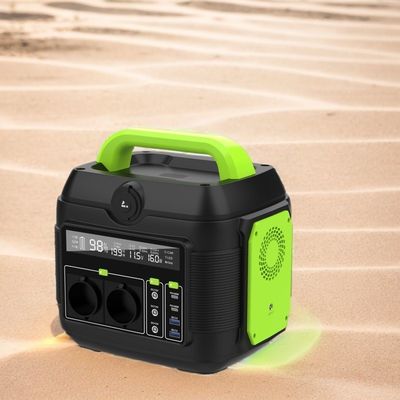 Tùy chỉnh 600W Trạm điện năng lượng lưu trữ năng lượng mặt trời di động nhỏ với màn hình LCD