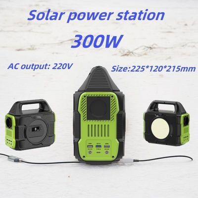 Lưu trữ năng lượng tái tạo Máy phát điện di động 300W cho cắm trại ngoài trời và sạc drone