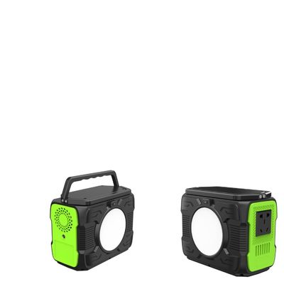 Bộ pin lithium ngoài trời 300W Máy phát năng lượng mặt trời sạc lại AC DC loại C pin điện dự phòng khẩn cấp Trạm điện mặt trời di động