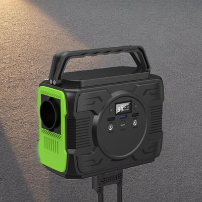 Bộ pin lithium ngoài trời 300W Máy phát năng lượng mặt trời sạc lại AC DC loại C pin điện dự phòng khẩn cấp Trạm điện mặt trời di động