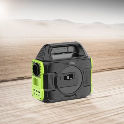 Năng lượng cao 300W Năng lượng mặt trời di động ngoài trời Trại RV Trạm điện tiết lộ 225 * 120 * 215mm