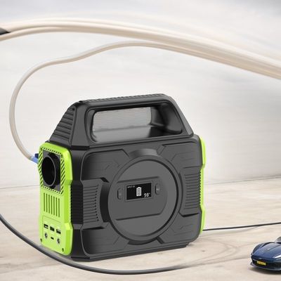 Năng lượng cao 300W Năng lượng mặt trời di động ngoài trời Trại RV Trạm điện tiết lộ 225 * 120 * 215mm