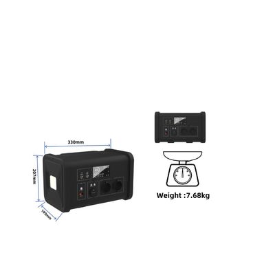 700W/537.6wh Trạm điện di động cho cắm trại và nguồn điện nhẹ