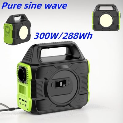 Năng lượng lên cuộc phiêu lưu ngoài trời của bạn với gói pin mặt trời 300W và đầu ra năng lượng