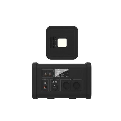 LiFePO4 Điện trong nhà Điện ngắt Nhà máy điện di động với 700W nguồn đầu ra AC và đèn LED
